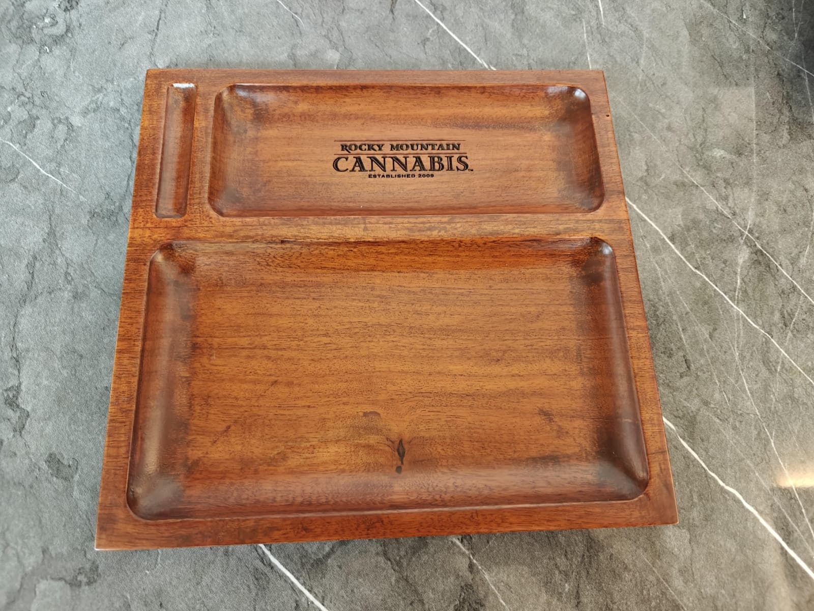 Wooden Rolling Trays — Laser-engraved hardwood